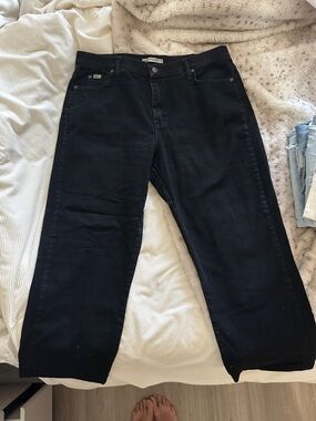 Lee Black Denim High-Rise Jeans